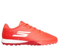 Skechers HK Player Edition SKX_1.5 Jr Youth TF Sneaker in Coral, Size 13.5 | Synthetic/Textile