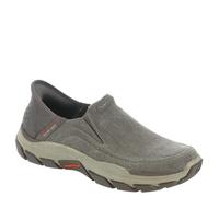 Skechers Holmgren Slip On Shoes for Men, Grey taupe, 8 UK