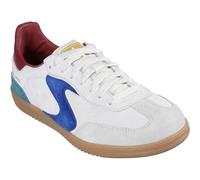 Skechers Hotshot For The Win Leather Womens Light Grey/Multi Trainers - Size UK 6