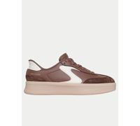 Skechers Hotshot HI Lifted Luxe Slip-ins Platform Trainers Brown