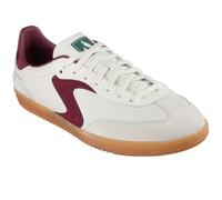 Skechers Hotshot Pyke Synthetic Men's Natural/Burgundy Trainers UK 8