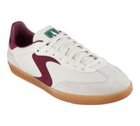 Skechers Hotshot Pyke Synthetic Men's Natural/Burgundy Trainers - UK 8 / EU 42 / US 9