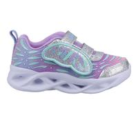 Skechers Infant Girls Twisty Brights Wingin' It Light Up Trainers - Silver