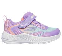 Skechers Gore and Strap Ombre Sparkle Mesh S Runners Girls Lavender 9 UK Child