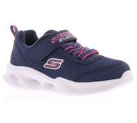 Skechers Infants Girls Trainers Sola Glow Lace Up navy UK Size