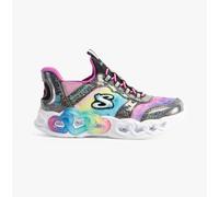 Skechers Infinite Heart Etern Girls Synthetic Lights Black/Multi Casual Trainers