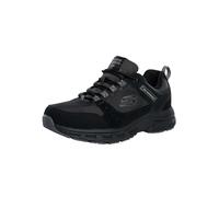 Skechers Men's Oak Canyon Rydell Hiking Shoe, Black Suede/Synthetic/Blue Trim, 8.5 UK