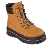 Skechers Jammers Womens Flat Ankle Boots Wheat Leather 4 UK