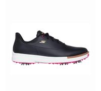Skechers Women's Jasmine Spiked Waterproof Golf Shoe Sneaker, Black Pink, 7.5