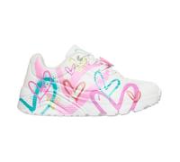 Skechers JGoldcrown Uno Lite Heart Status 30 White Junior