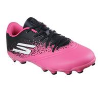 Skechers Jr Youth Fg Firm Ground Football Boots Boys Black/Pink 1.5 UK Child