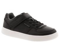 Skechers Junior Childrens Trainers Quick Street Lite Adjustable black white UK S