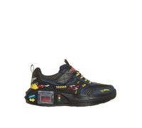 Skechers Junior Garage Graphic Sports Trainers, Black, Size 2 Older Black