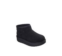 Skechers Women's KEEP COZY Boot, Black Suede/Faux Fur, 8 UK
