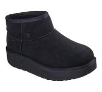 Skechers Keep Cozy Leather Women's Black Winter Ankle Boots - UK 7