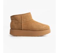 Skechers KEEP COZY Womens Casual Slip-On Boots-Chestnut