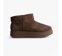 Skechers Keep Womens Suede Leather Slip-On Memory Foam Casual Ankle Boots