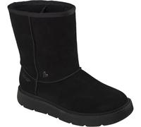 Skechers Women's Slip-ins: Keepsakes Cosy - Cosy Mid Boots in Black, Size 4 | Leather/Metal/Textile