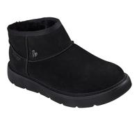 Skechers Keepsakes Cozy Mini Leather Women's Black Suede/Faux Fur Boots UK 4