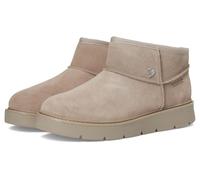 Skechers Keepsakes Mini Womens Leather Pull-On Memory Foam Shearling Boots