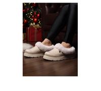 Skechers Women's Keepsakes Lite Cozy Blend Slippers, Off White Textile, 6 UK