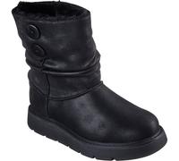 Skechers Keepsakes Lite Freezing Low Textile Womens Black Winter Ankle Boots - Size UK 5