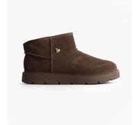 Skechers Keepsakes Mini Womens Leather Pull-On Memory Foam Shearling Boots
