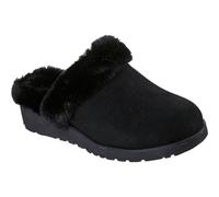 Skechers Keepsakes Wedge Time To Cruise Leather Women's Black Slippers - UK 4