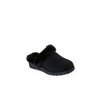 Skechers Keepsakes Wedge Time To Cruise Leather Women's Black Slippers - UK 4