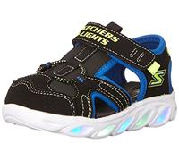 Skechers Kids Boy's Hypno-Splash Sneaker, Black/Blue/Lime, 6 Toddler