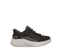 Skechers Slip-ins: Comfy Sprints - Cosy Fit Sneaker in Black/White, Size 6 | Textile/Synthetic, Machine Washable