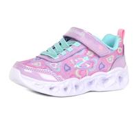 Skechers Kids Flutter Heart Child Girl Trainers - Lav/Multi, UK2