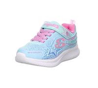 Skechers Kids Girls JUMPSTERS-Wishful Star Sneaker, Aqua/Purple, 10.5 Little Kid, 27 EU (302323L)