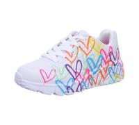 Skechers Kids Girls Street Uno Lite-Spread The Love Sneaker White/Min