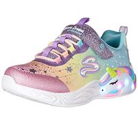 Skechers Kids Girls Unicorn Dreams Sandal Sneaker, Purple/Multi