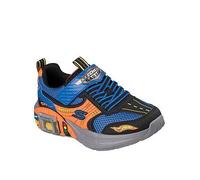 Skechers Kids Gore & Strap Sneaker W/ Midsole Compartment & Two Toy Cars, Multi, Size 2 Older Print