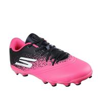 Skechers Kids Juniors Firm Ground Football Boots Black/Pink 3.5 UK Child