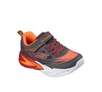 Skechers Kids Lighted Gore & Strap Sneaker W/ Midsole Techpiece, Multi, Size 12 Younger Print