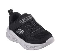 Skechers Boys Trainers, Black Textile/Synthetic/Grey Trim, 5 UK Child
