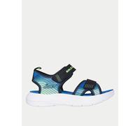 Skechers Kid's Microspec-Splash™ Riptape Sandals (9½ Small - 4 Large) Black/Grey