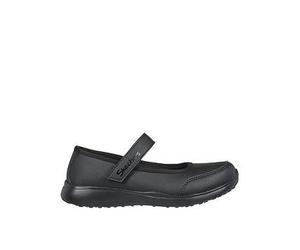 Skechers Kids Microstide, Black, Size 1 Older Black
