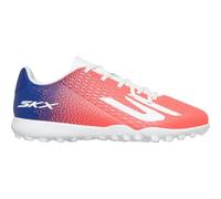 Skechers Kid's Razor 2 Jr Firm-Ground Football Boots, White/Blue/Pink, 5 UK