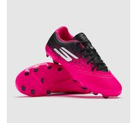 Skechers Jr Youth Fg Firm Ground Football Boots Boys Black/Pink 1 UK Child