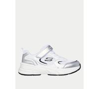 Skechers Kids' Retro-Graph Riptape Trainers (9½ Small-3 Large) White