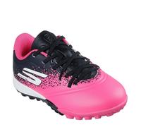 Skechers Kids SKX 1 Juniors Astro Turf Football Boots Black/Pink 12 UK Child