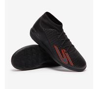 Skechers SKX_2 Jr High Youth IC Sneaker in Black/Orange, Size 3 | Synthetic/Textile