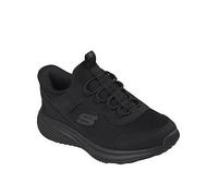 Skechers Boy's Bounder PRO Trainers, Black Synthetic/Black Textile/Trim, 11 UK Child
