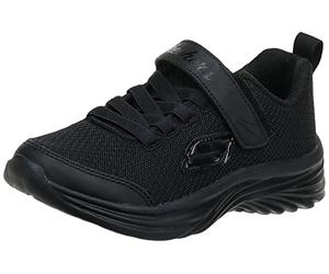 Skechers Kids Sport, Light Weight, Girls Machine Washable Sneaker, Black/Black, 10.5 Little Kid