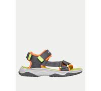 Skechers Kids' Tread Seeker Riptape Sandals (9.5 Small-4 Large) Charcoal Mix