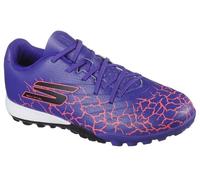 Skechers Kids Unisex BOYS / GIRLS JUNIOR ASTRO TURF FOOTBALL TRAINERS TF SKX 1.5 PURPLE - Size UK 2